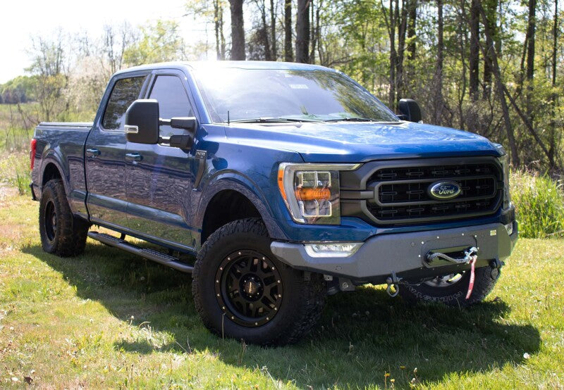 21-24 Ford F-150 Fishbone Offroad FB22393 Winch Plate (for FB22366) - Black Texture