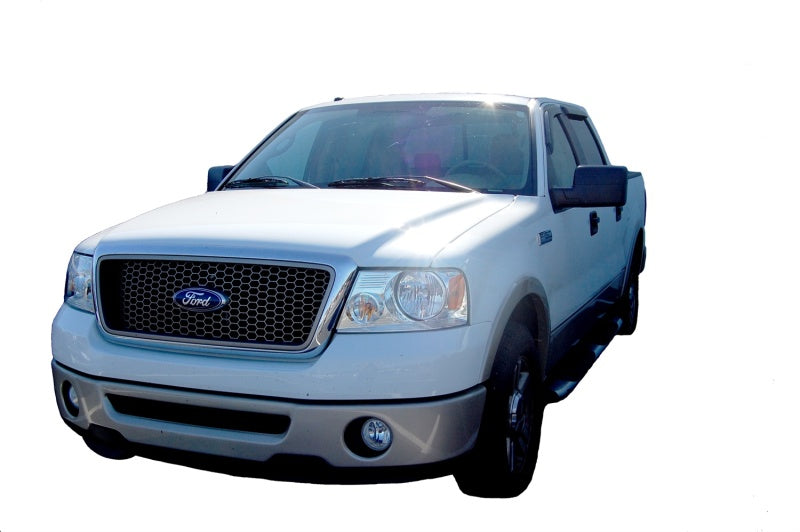 04-08 Ford F-150 SuperCrew/Crew Cab AVS 94443 Ventvisor Outside Mount Window Deflectors 4pc - Smoke