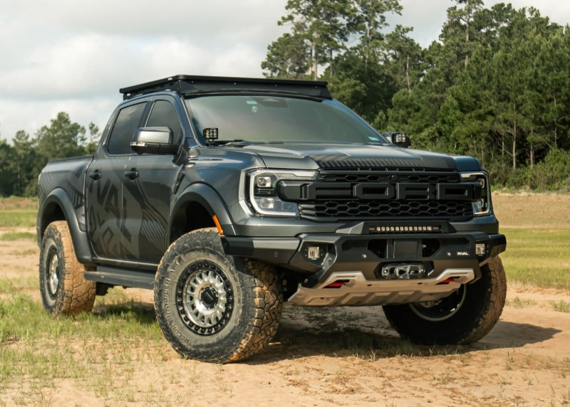 24-26 Ford Ranger Raptor 3.0L EB RIVAL 2D.1813.1.US Front Aluminum Bumper w/ Winch Mount and Recovery Points
