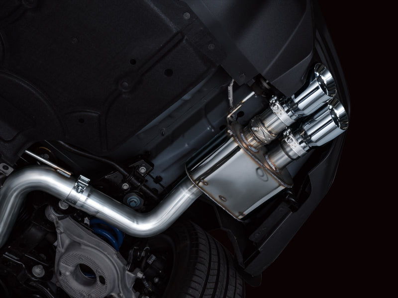 2024 Ford Mustang GT Fastback S650 RWD AWE 3025-42650 SwitchPath Exhaust - Quad Chrome Silver Tips