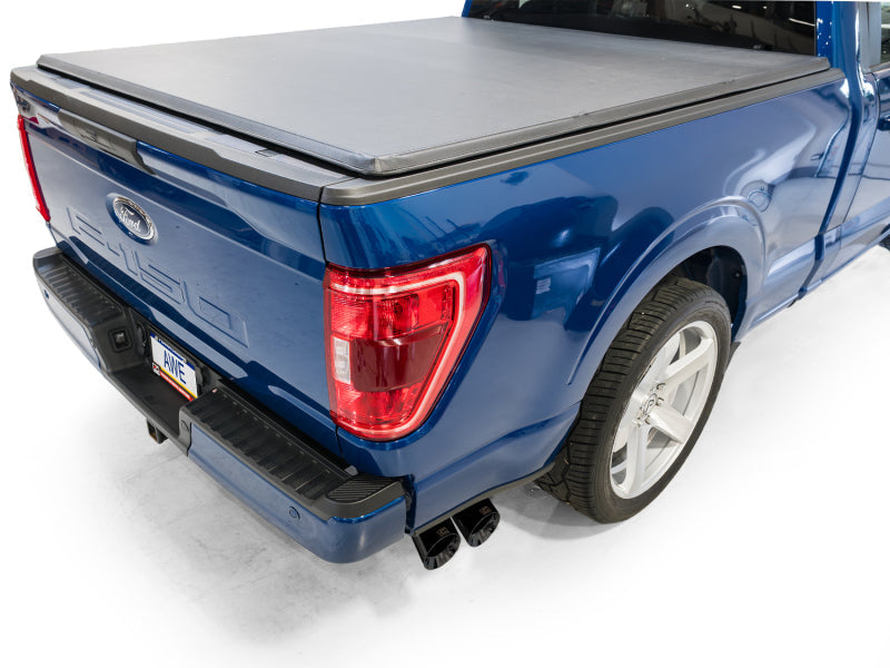 21-25 Ford F150 (14th Gen Reg Cab) AWE 3015-33145 Cat-Back Exhaust - 4.5in Dual Side Exit Diamond Black Tips