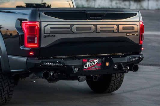 17-20 Ford F-150 Raptor V6 Addictive Desert Designs R117321430103 HoneyBadger Rear Bumper w/ 10" SR LED Mounts