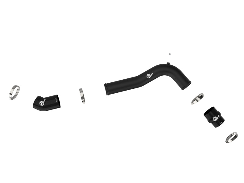 20-23 Ford Explorer ST V6 3.0L (tt) aFe 46-20659-B BladeRunner 2-3/4in Aluminum Cold Charge Pipe -Black