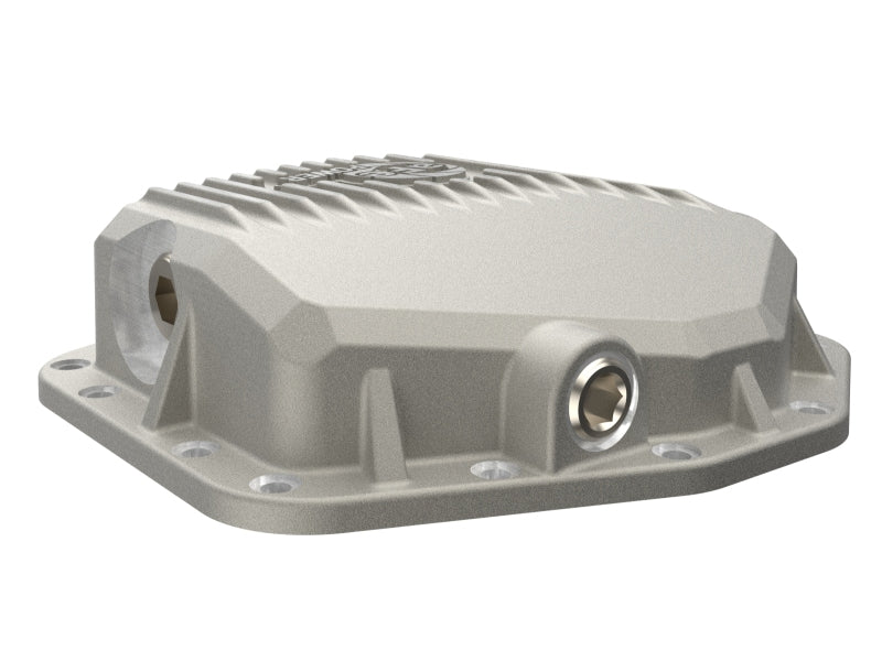 22-26 Ford Bronco Raptor V6 3.0L aFe 46-71460A POWER Street Series Rear Differential Cover Raw w/ Machined Fins