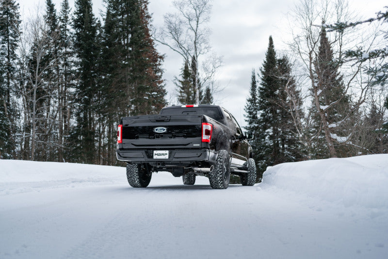 21-25 Ford F150 2.7L/3.5L/5.0L MBRP S5209304 4in T304 Stainless Steel Cat-Back-RACE VERSION
