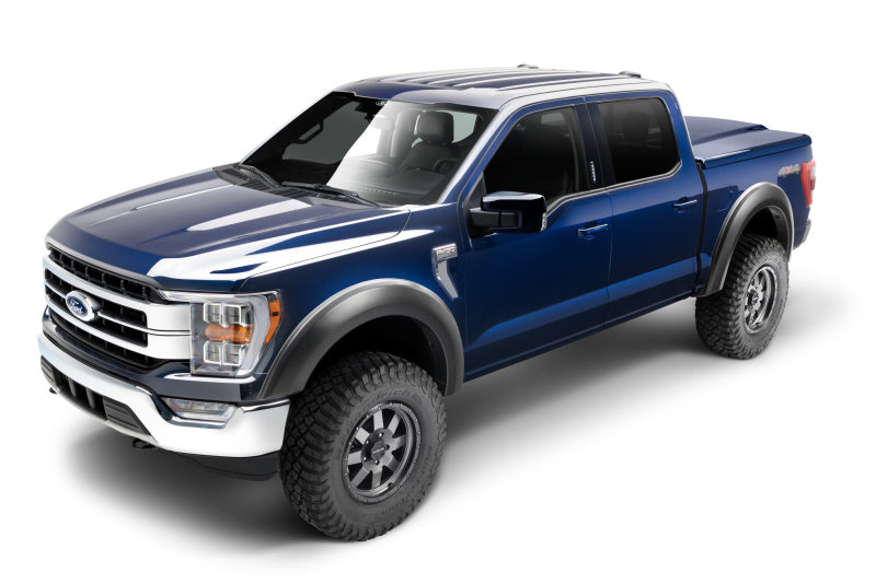 21-25 Ford F-150 Bushwacker 20137-02 Extend-A-Fender Style Flares 2pc Front Style Smooth Finish