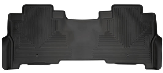 18-24 Ford Expedition Husky Liners 14341 WeatherBeater Second Row Black Floor Liners