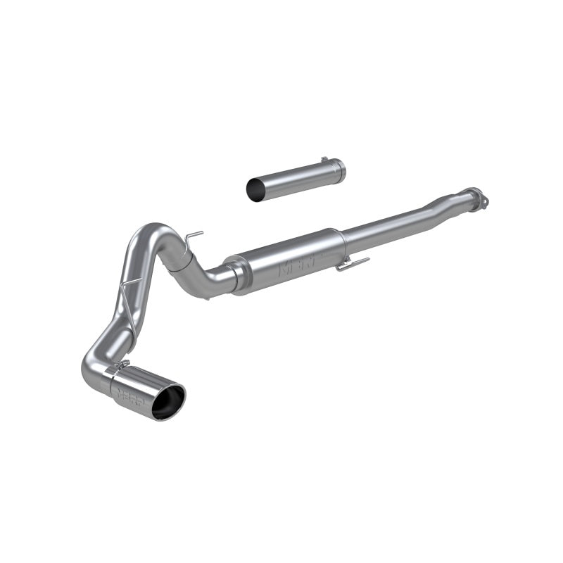 21-25 Ford F-150 2.7L/3.5L/5.0L MBRP S5209409 4in T409 Stainless Steel Cat-Back-RACE VERSION