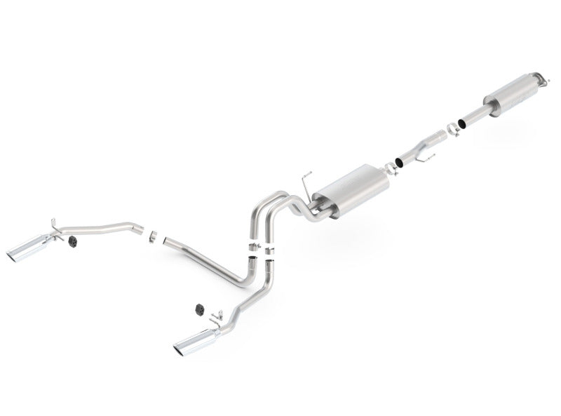 11-14 Ford F150 Borla 140416 S-Type Split Rear Exit Cat-Back Exhaust System