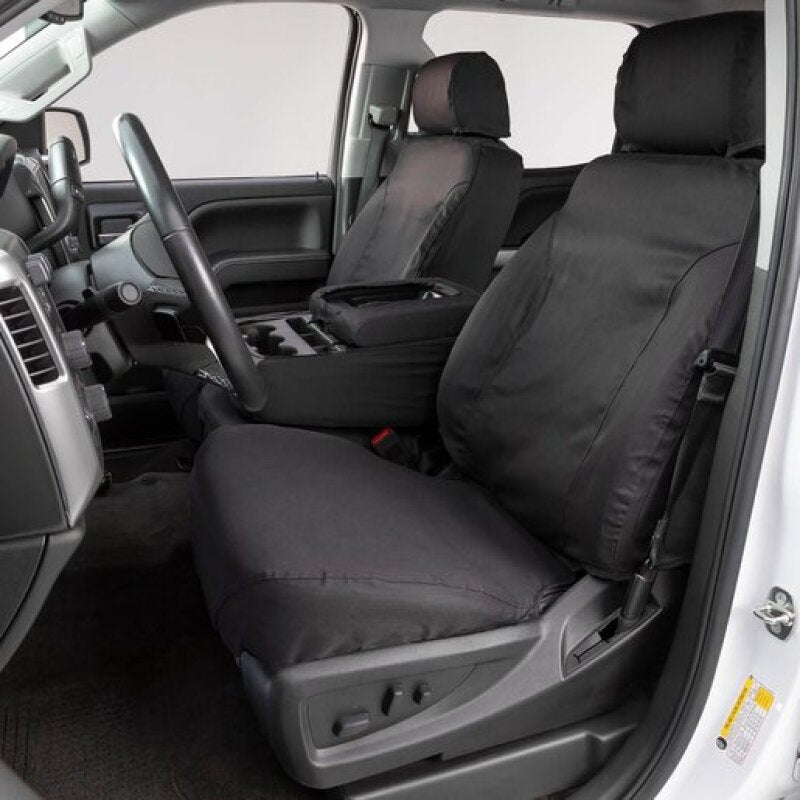 22-24 Ford Maverick Covercraft SS2576PCCH Polycotton SeatSaver Custom Front Row Seat Covers - Charcoal