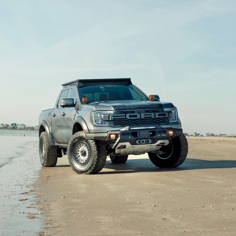 24-26 Ford Ranger Raptor 3.0L EB RIVAL 2D.1813.1.US Front Aluminum Bumper w/ Winch Mount and Recovery Points