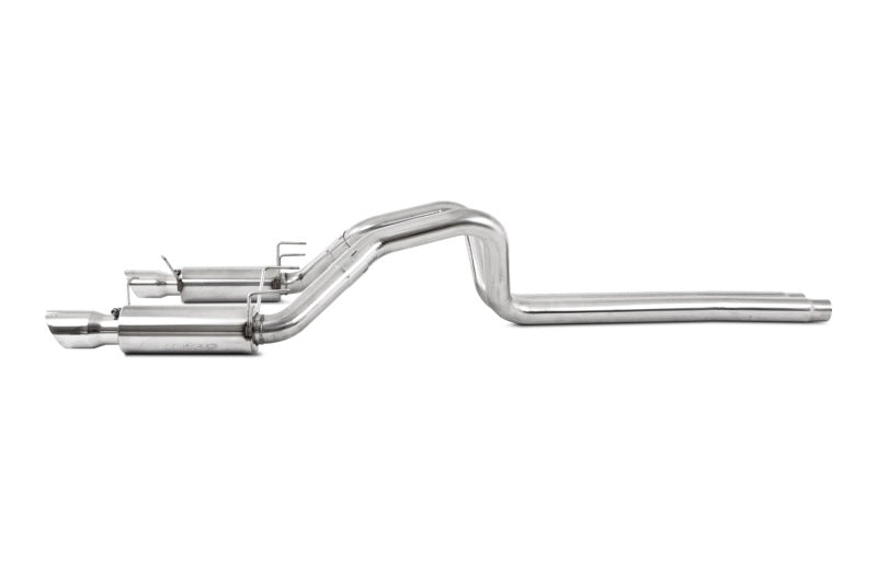 11-14 Ford Mustang V8 5.0L MBRP S7264409 Dual Split Rear Race Version T409 3in Cat Back Exhaust System
