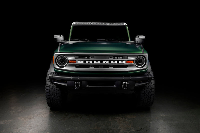 2021-2025 Ford Bronco Oracle 5888-023-MF Integrated Windshield Roof LED Light Bar System - Carbonized Grey