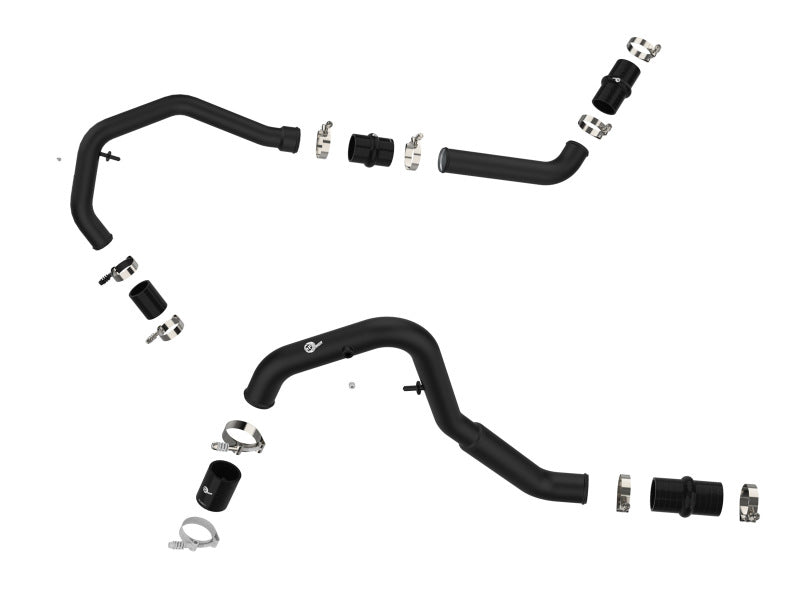 21-23 Ford F-150 V6 2.7L EcoBoost aFe 46-20478-B Bladerunner Intercooler Hot Charge Pipe Black 2-2.5in