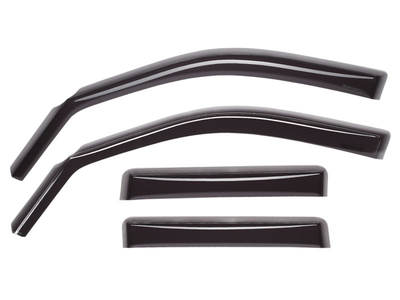 15-20 Ford F-150 WeatherTech 82765 Front and Rear Side Window Deflectors - Dark Smoke