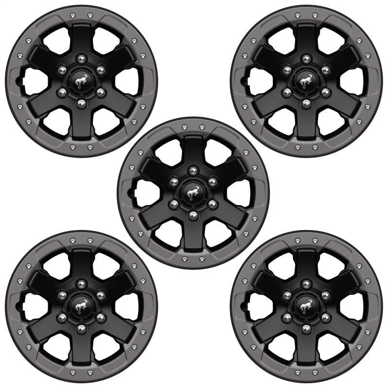 21-23 Ford Bronco L4 Ecoboost Ford Racing M-1007K-DC1785A Wildtrak Bead Lock Capable Wheel Kit