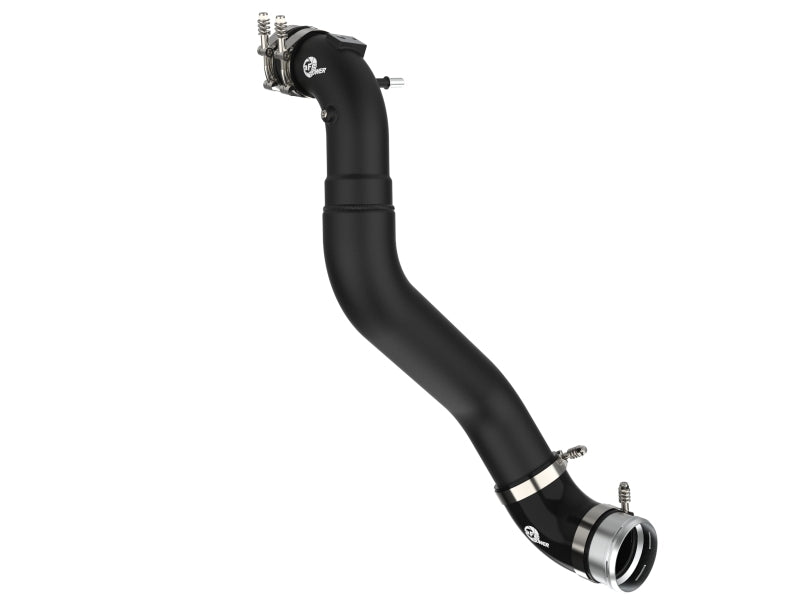21-25 F150 / Raptor 3.5L EcoBoost V6 AFE 46-20519-B BladeRunner 3in - 3.5in Aluminum Cold Charge Pipe Black