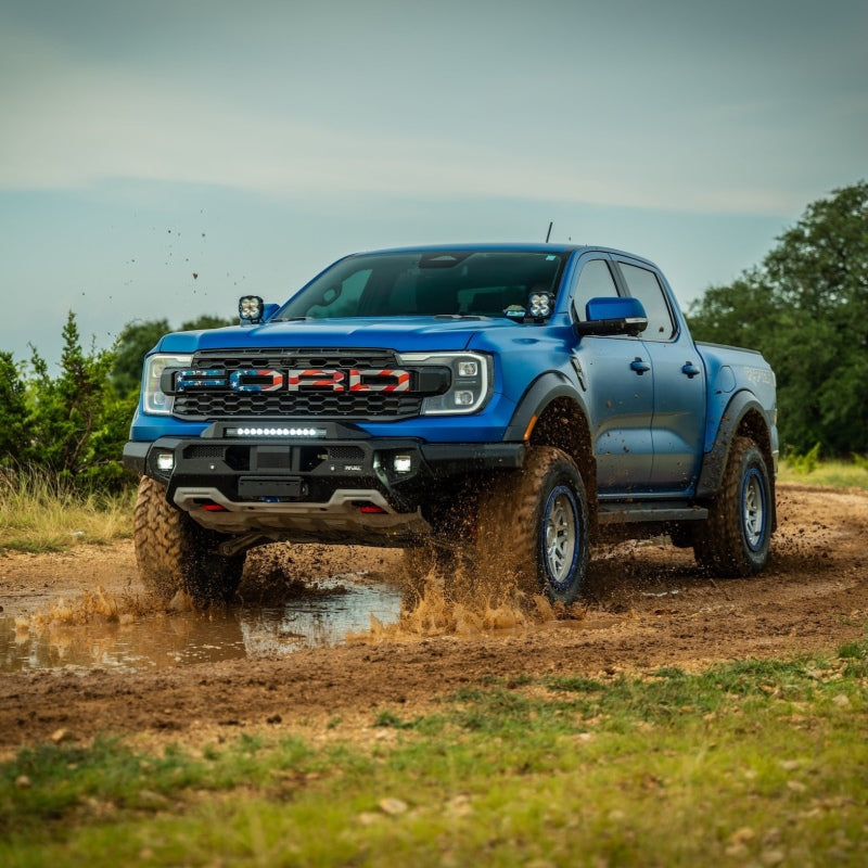 24-26 Ford Ranger Raptor 3.0L EB RIVAL 2D.1813.1.US Front Aluminum Bumper w/ Winch Mount and Recovery Points