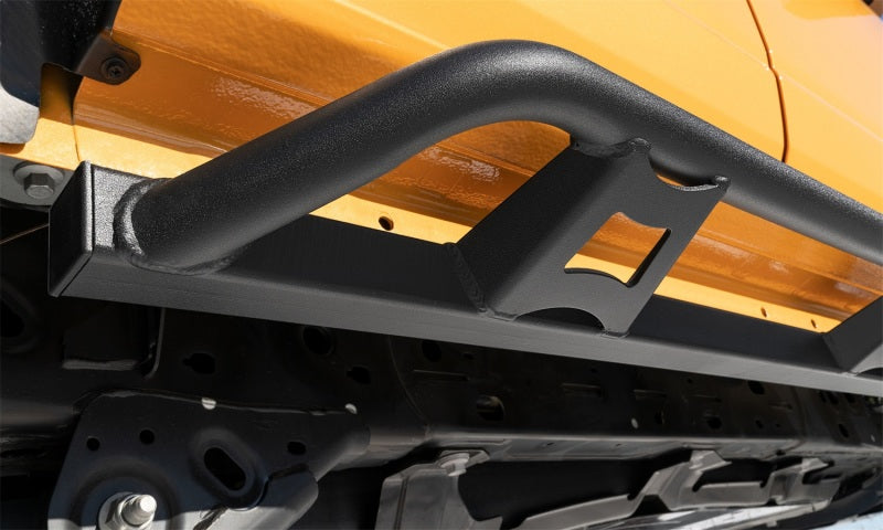 21-22 Ford Bronco 4 Door N-Fab TSF214B-TX Trail Sliders - Textured Black