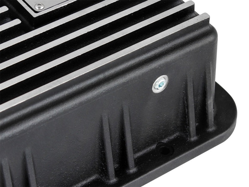 93-08 Ford Trucks (AODE/4R70W Transmission) afe 46-70222 Transmission Pan (Black)