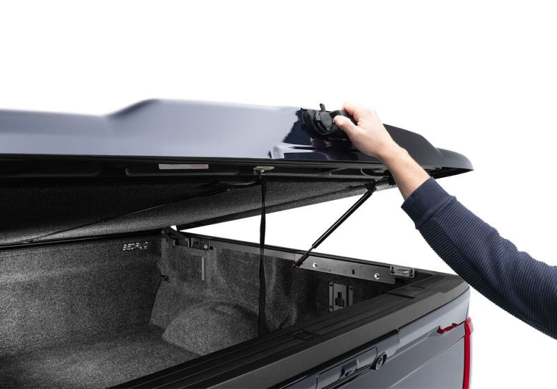 21-25 Ford F-150 Crew Cab UnderCover UC2208L-D1 5.5ft Elite LX Bed Cover - Stone Gray