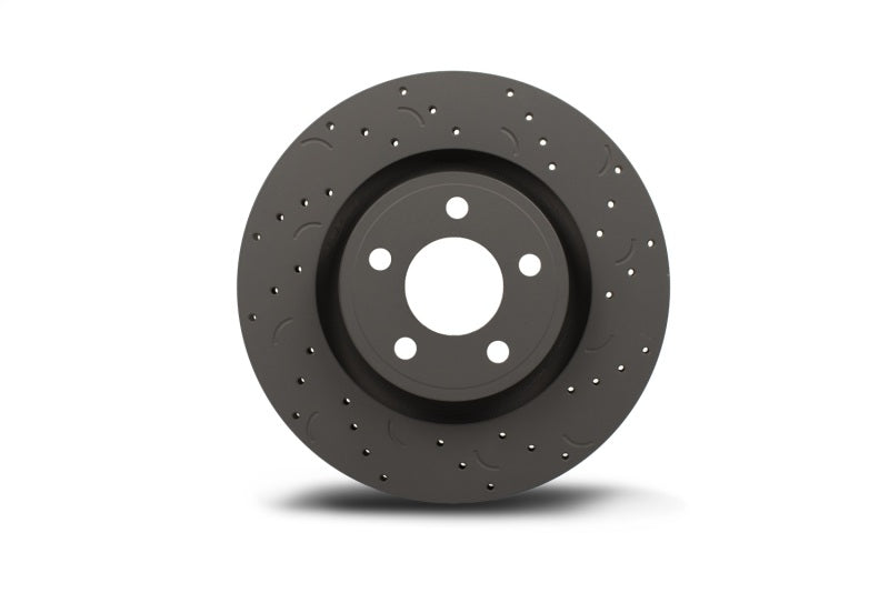 05-14 Ford Mustang Hawk Performance HTC4049 Hawk Talon Drilled and Slotted Rotors - Pair - Rear