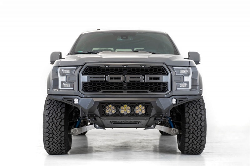 17-20 Ford Raptor Addictive Desert Designs F110014100103 Bomber Front Bumper (Baja Designs)