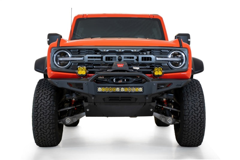 22-23 Ford Bronco Raptor Addictive Desert Designs F260181060103 Rock Fighter Winch Front Bumper