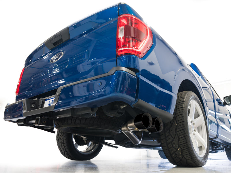 21-25 Ford F150 (14th Gen Reg Cab) AWE 3015-33145 Cat-Back Exhaust - 4.5in Dual Side Exit Diamond Black Tips