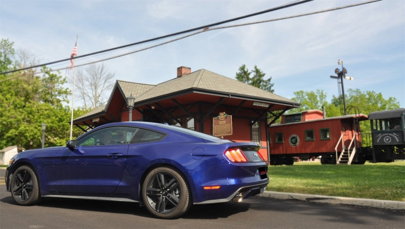 15-17 Ford Mustang EcoBoost 2.3L Turbo Sport Corsa Performance 14343 3in Cat-Back Dual Rear Exit Polished Tips