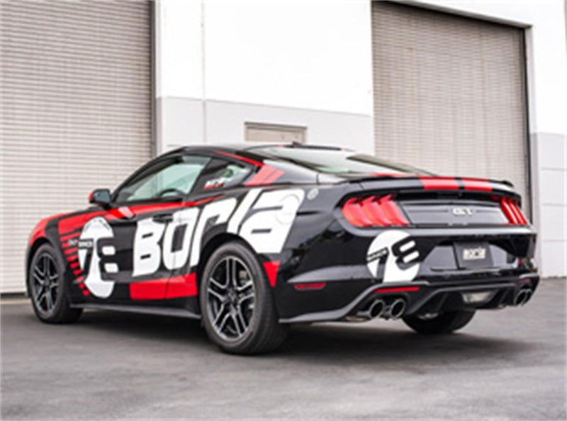 18-23 Ford Mustang GT 5.0L AT/MT (w/o Valves) Borla 140746 ATAK 3in Cat-Back Exhaust w/Polished Tips