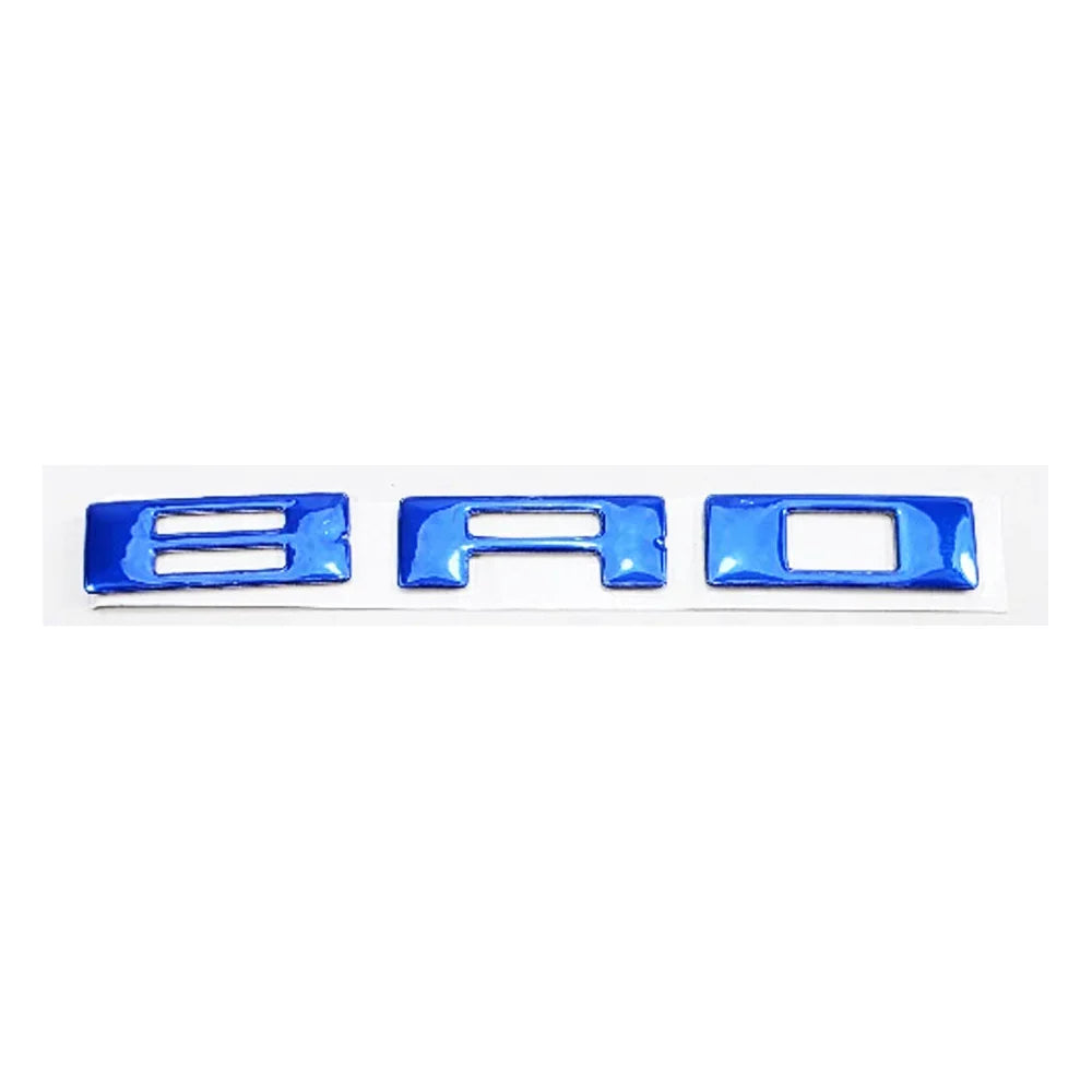 21-26 Ford Bronco / Bronco Raptor UPR Raised Dash Letter Inserts