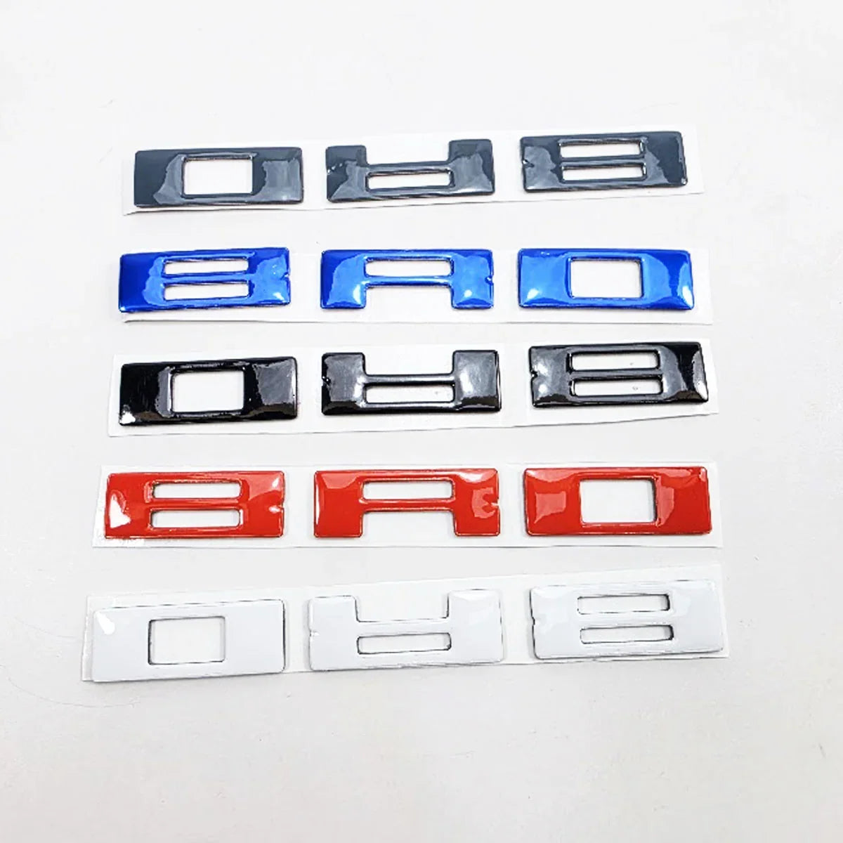 21-26 Ford Bronco / Bronco Raptor UPR Raised Dash Letter Inserts