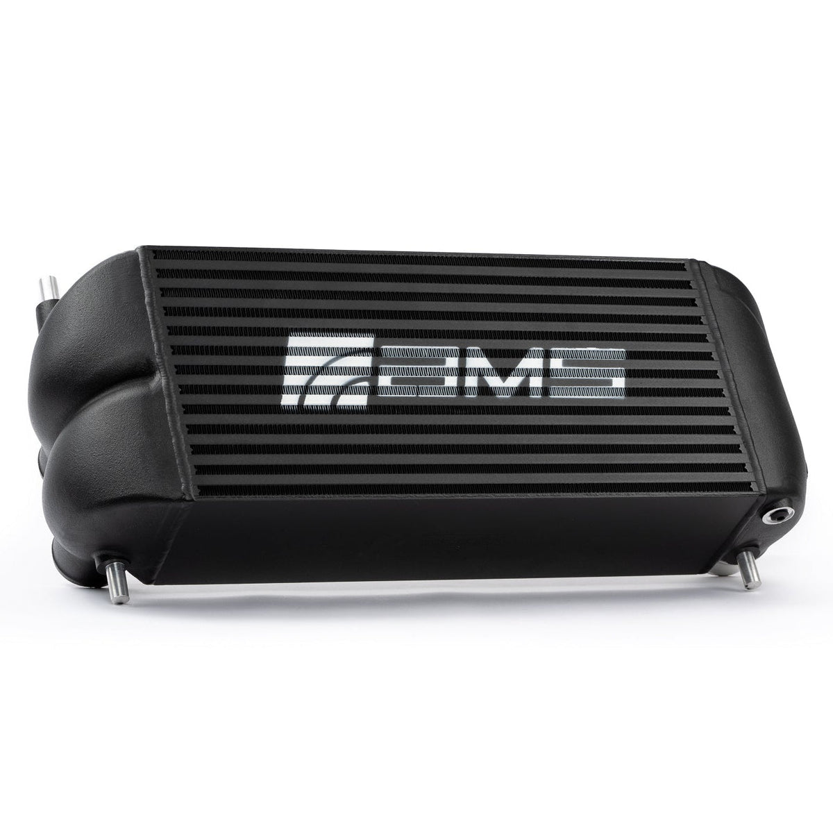 2015+ Ford F-150 / 2017+ Raptor 2.7L/3.5L EcoBoost AMS Performance AMS.55.09.0001-3 Stock Location Intercooler (Black Powder Coat w/ Logo)
