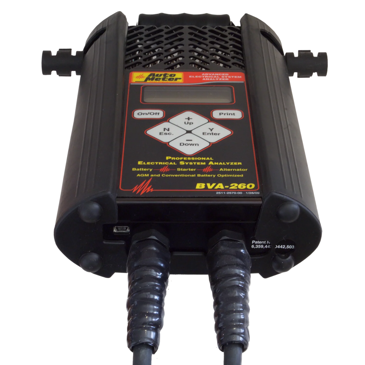 Autometer BVA-260 Handheld Electrical System Analyzer w/120 Amp Load for 6V/12V Applications