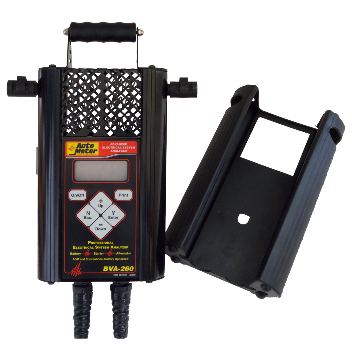 Autometer BVA-260 Handheld Electrical System Analyzer w/120 Amp Load for 6V/12V Applications