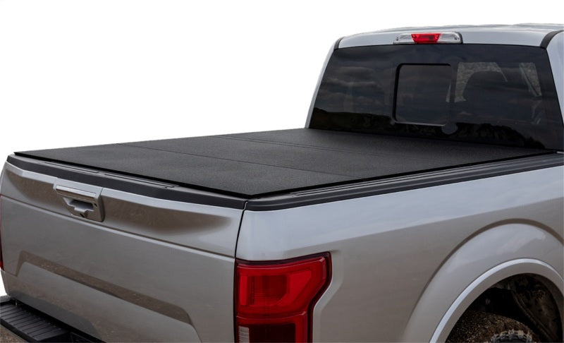 22-24 Ford Maverick Access B3010079 LOMAX Tri-Fold Cover, 4ft 5in Bed - Black Urethane