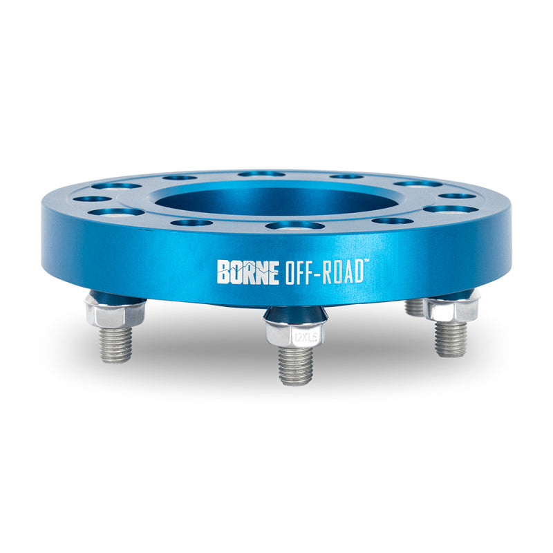21-26 Ford Bronco / 19-22 Ranger Borne Off-Road BNWS-001-300BL Wheel Spacers - 30mm - M12 - Blue