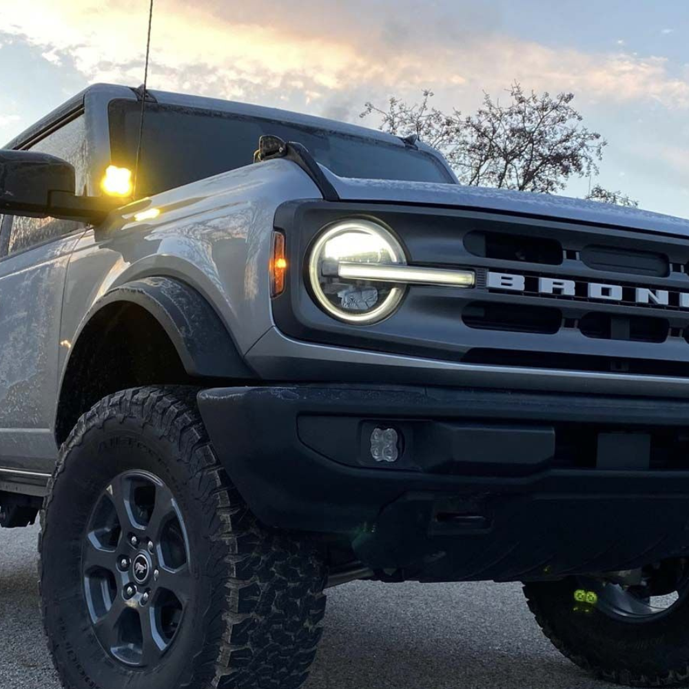 21-25 Ford Bronco / 19-23 Ranger Diode Dynamics DD6993 SS3 LED Fog Light Kit Max Type AS ABL - White SAE Fog