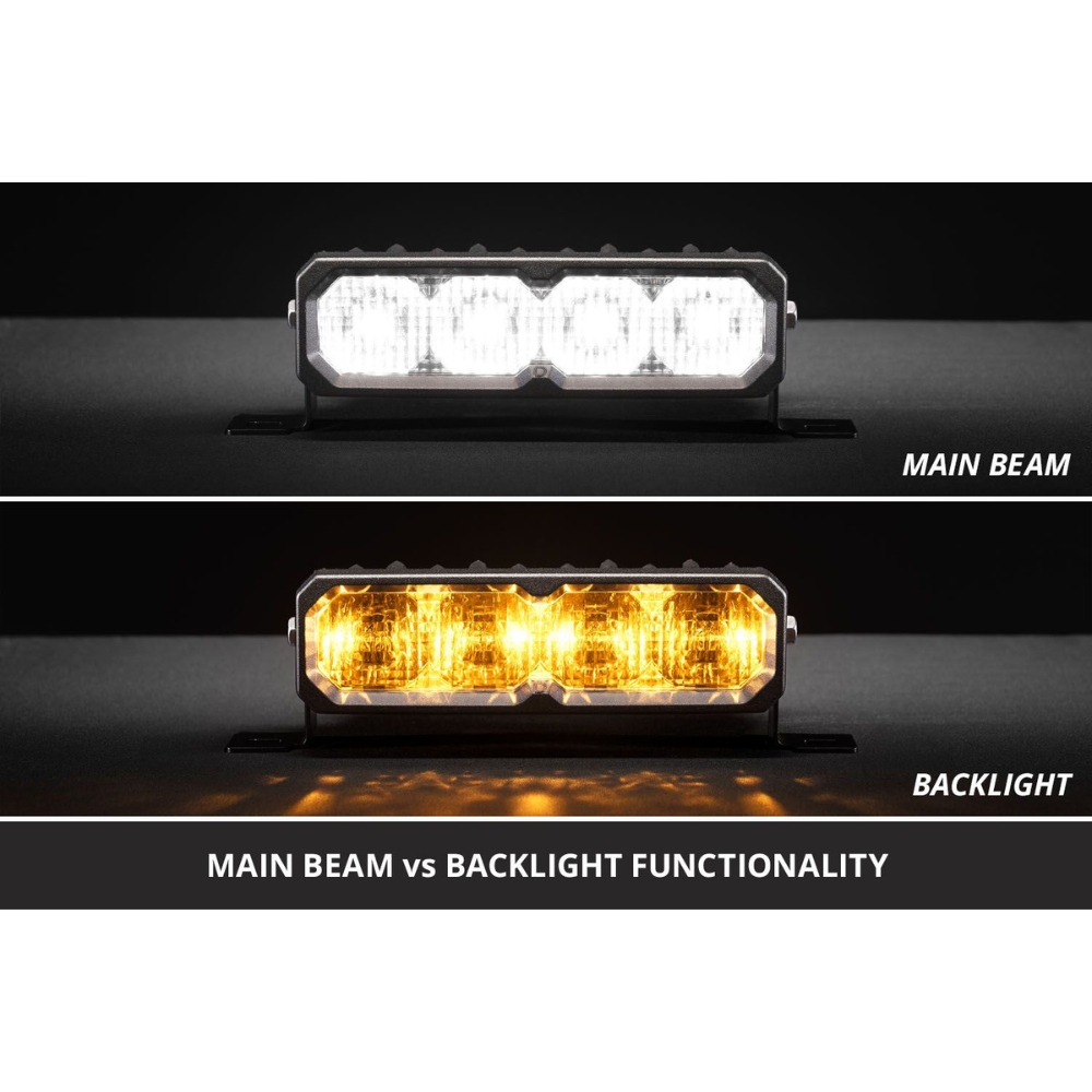 19-21 Ford Ranger Diode Dynamics DD8623 SS6 Driving Light Kit Pro LED Yellow SAE Driving