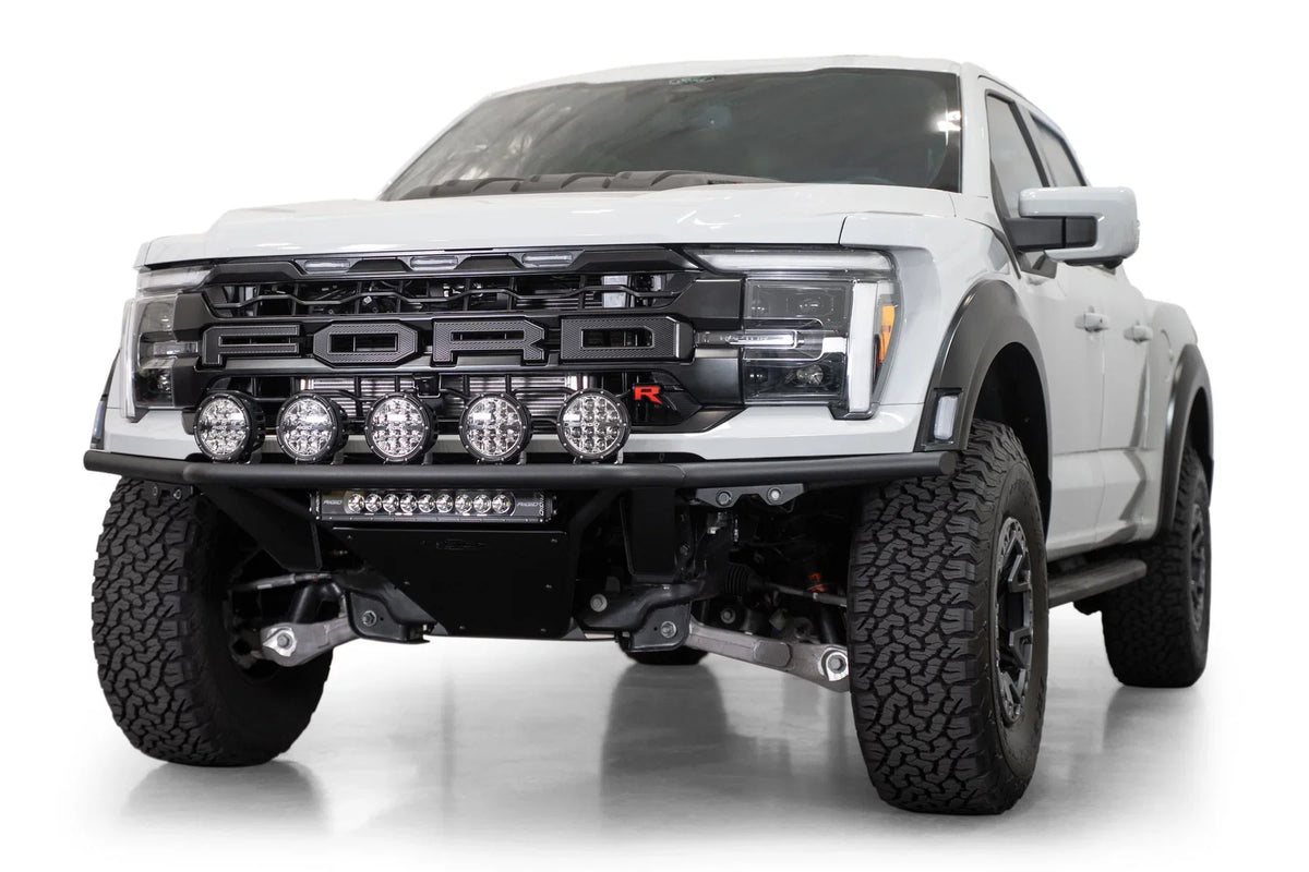21-26 Ford Raptor 3.5L V6 / 23+ Raptor R 5.2L V8 Addictive Desert Designs F210562070103 Pro Plus Frame Cut Front Bumper | 20-inch Light Bar