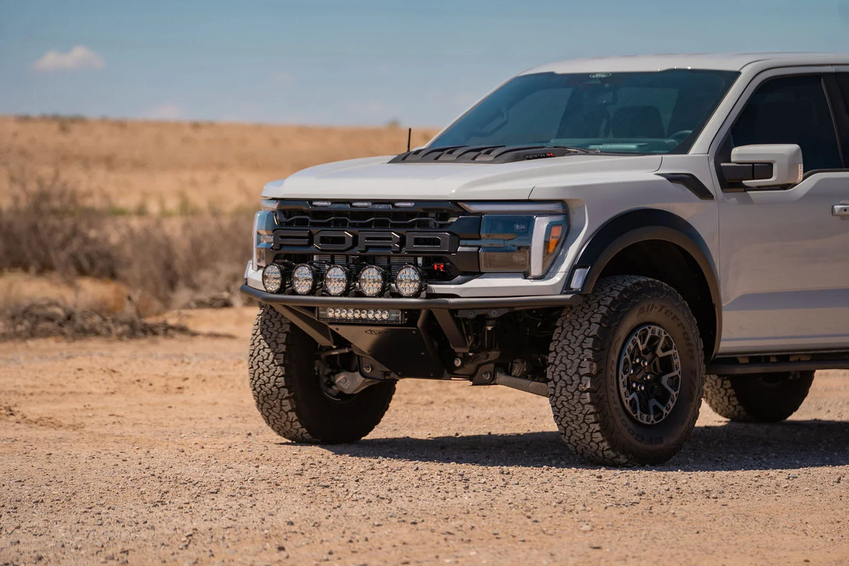 21-26 Ford Raptor 3.5L V6 / 23+ Raptor R 5.2L V8 Addictive Desert Designs F210562070103 Pro Plus Frame Cut Front Bumper | 20-inch Light Bar
