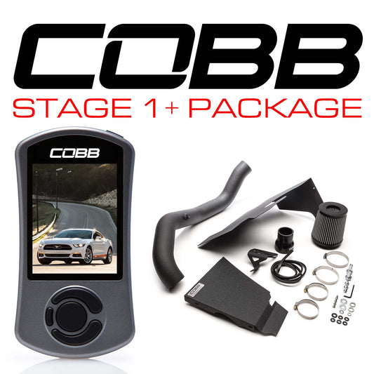 15-17 Ford Mustang 2.3L EcoBoost Cobb FOR003001P STAGE 1+ POWER PACKAGE