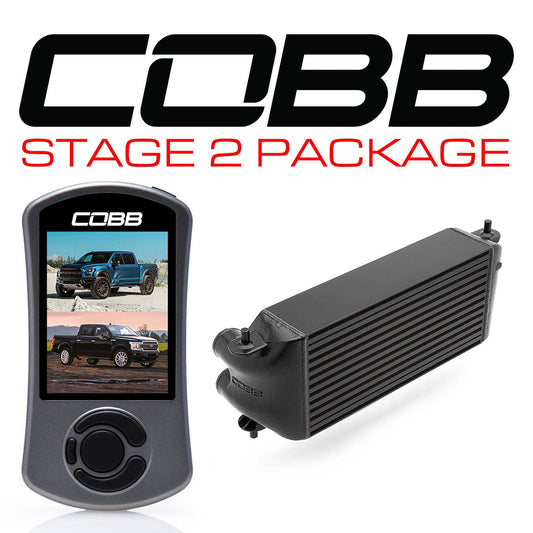 17-20 Ford F-150 Raptor / Limited Ecoboost 3.5L V6 COBB Tuning FOR0050S20BK-NI Stage 2 Power Package (factory location intercooler, no intake) - Black