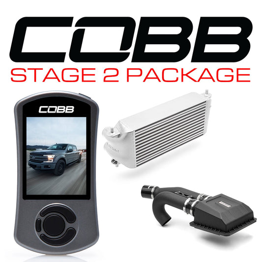 2020 Ford F-150 EcoBoost V6 3.5L COBB FOR0070S20SL Stage 2 Power Package (Factory Location Intercooler) Silver