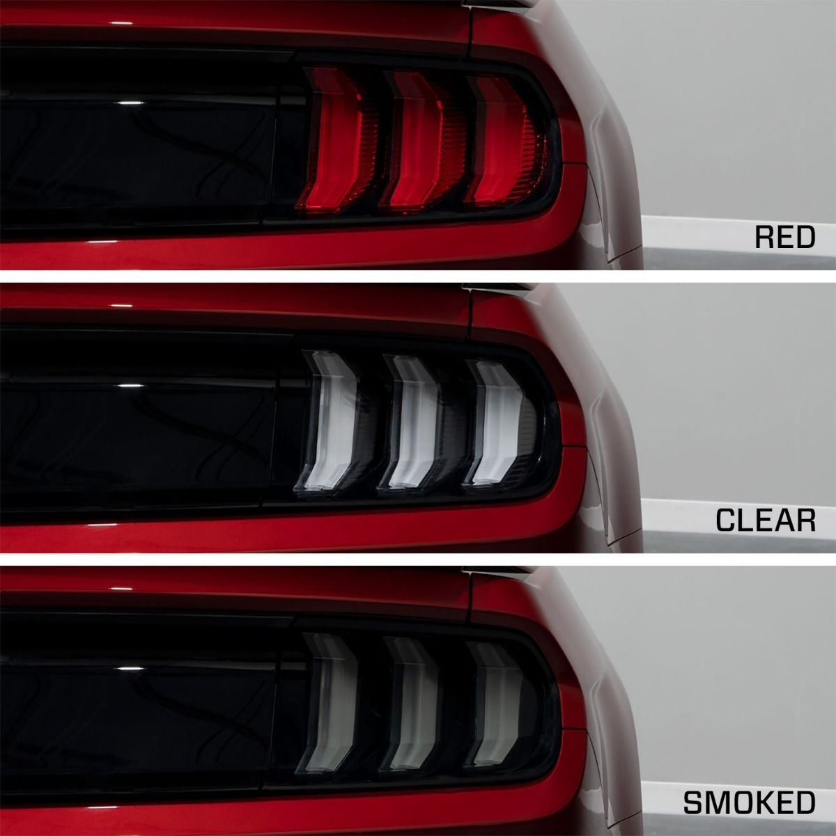 15-23 Ford Mustang Form Lighting FL0007 LED Tail Lights Smoke (Pair)
