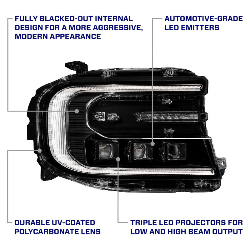 22-24 Ford Maverick Form Lighting FL0084 Sequential LED Projector Headlights (Pair)
