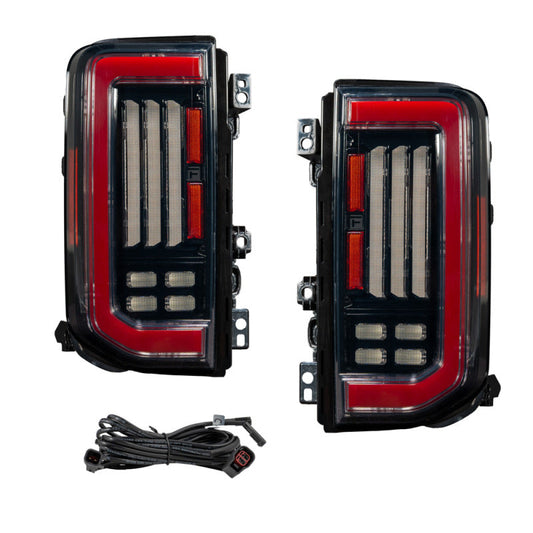 21-25 Ford Bronco Form Lighting FL0085 LED Tail Lights Red (Pair)