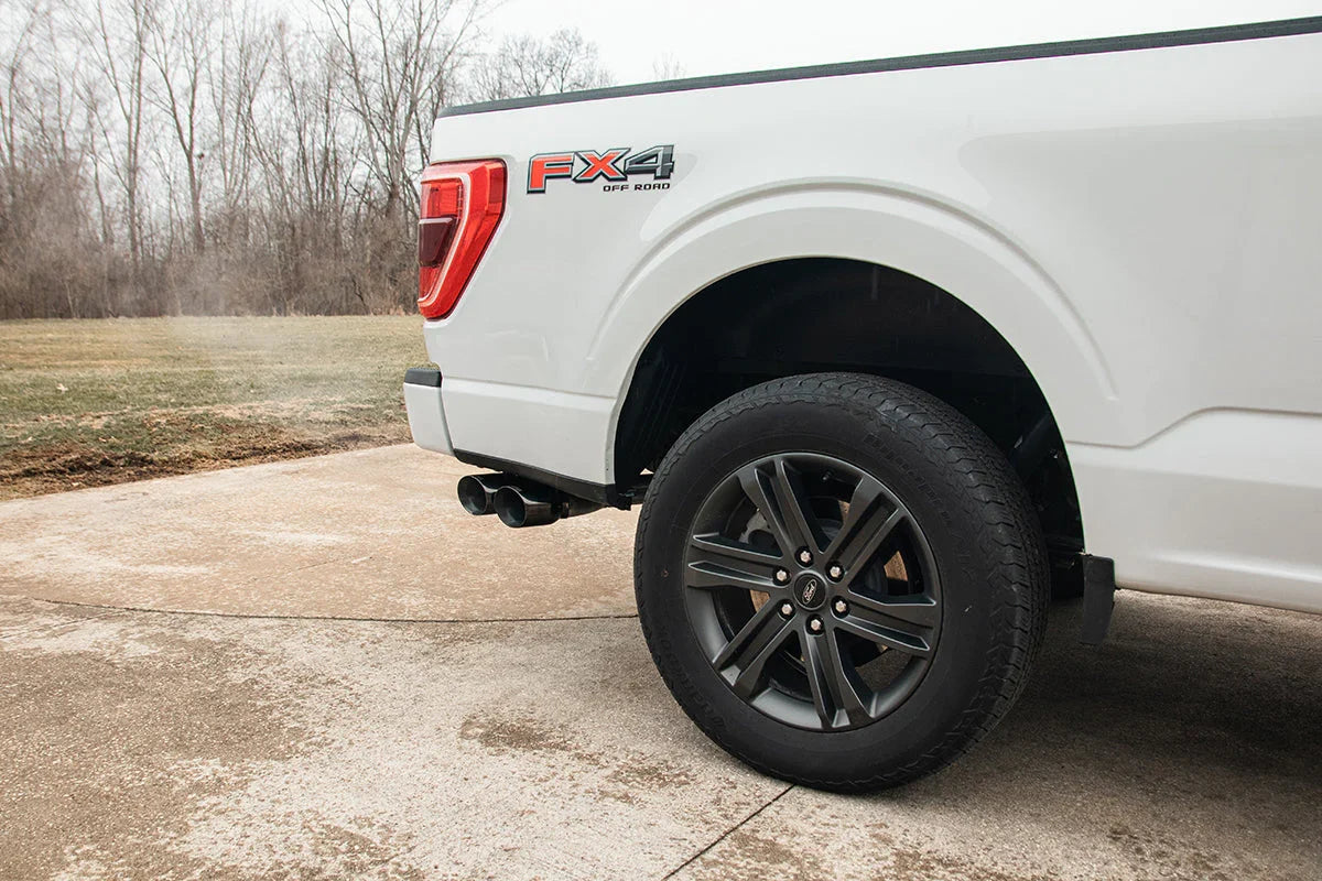 21-23 Ford F-150 V8 5.0L Corsa Performance 21157BLK 6.5in Bed Sport Cat-Back Single Side Exit Black PVD