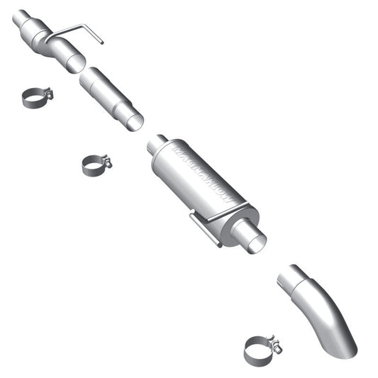 MagnaFlow 17124 11-14 Ford F-150 Ecoboost 3.5L Turbocharged Catback Single Exit Exhaust w/ 3in SS Turn Down Tip